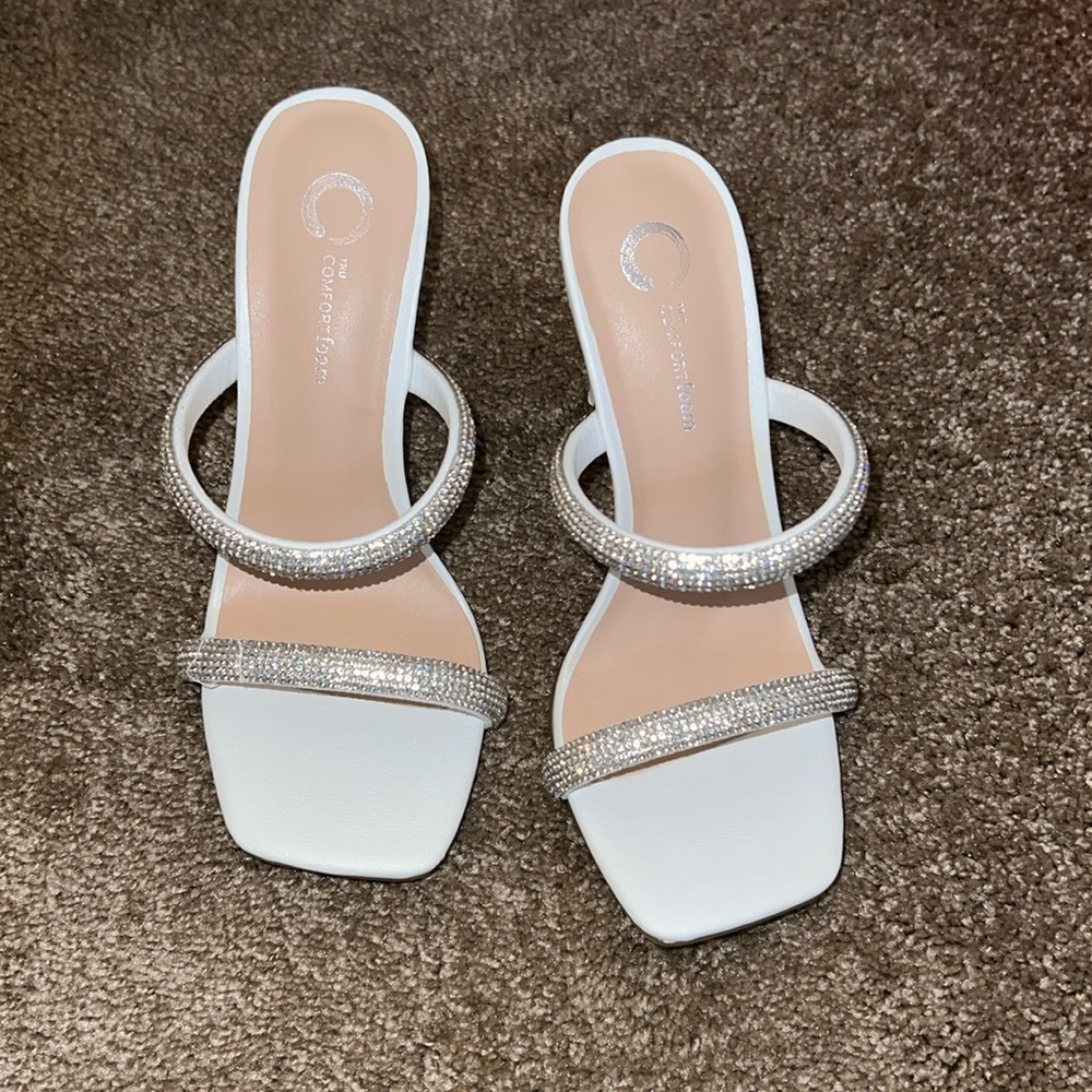 Women’s rhinestone stilettos